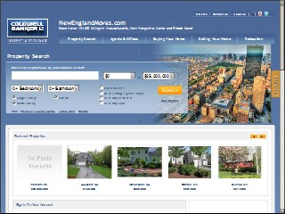 Web site www.nemoves.com, Coldwell Banker